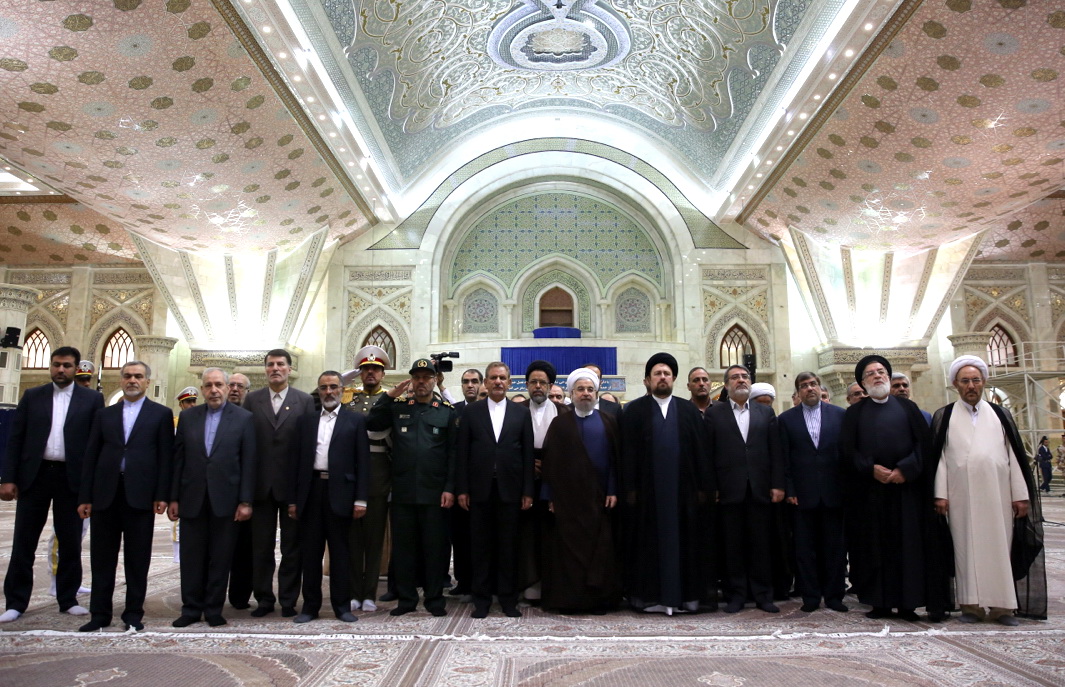 تجدید  میثاق اعضای دولت با آرمان های امام و انقلاب