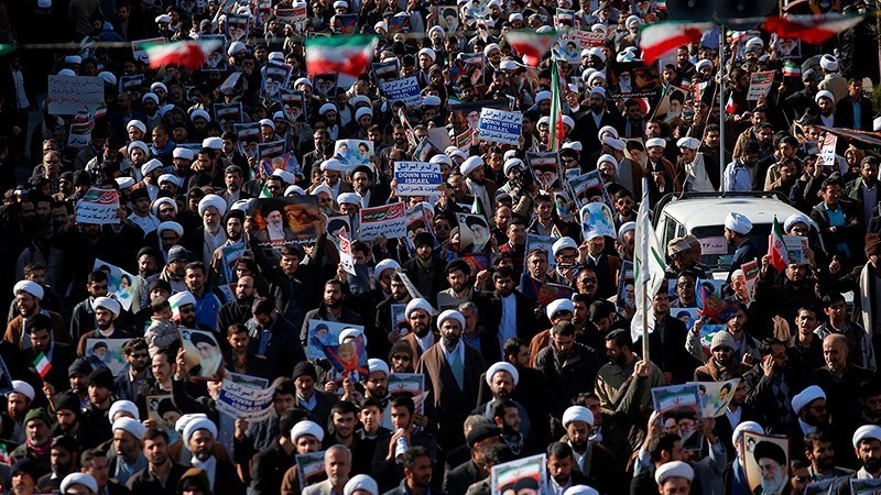 ایران میں امریکہ مخالف ریلی