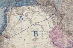 تعیین نقشه خاورمیانه با مداد و خط‌کش!