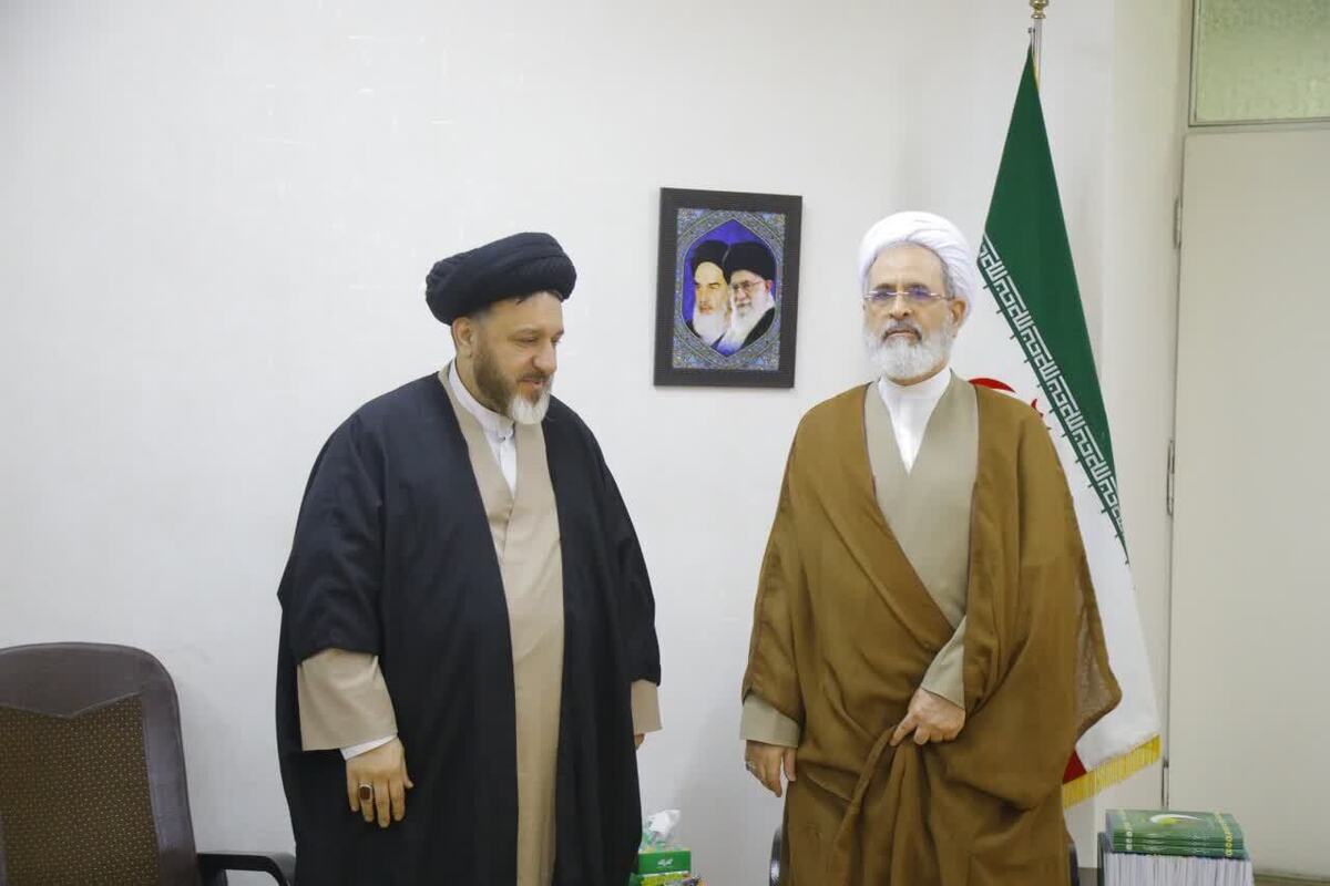 رئیس مجمع نمایندگان طلاب به دیدار آیات حسینی بوشهری و اعرافی رفت