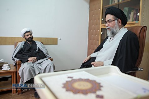 رسا نیوز ایجنسی کے منیجنگ ڈائریکٹر کی جامعه الزهرا کے مدیر سے ملاقات