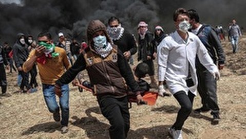 فلسطینیوں کے پرامن واپسی مارچ پر ایک بار پھر وحشیانہ فائرنگ