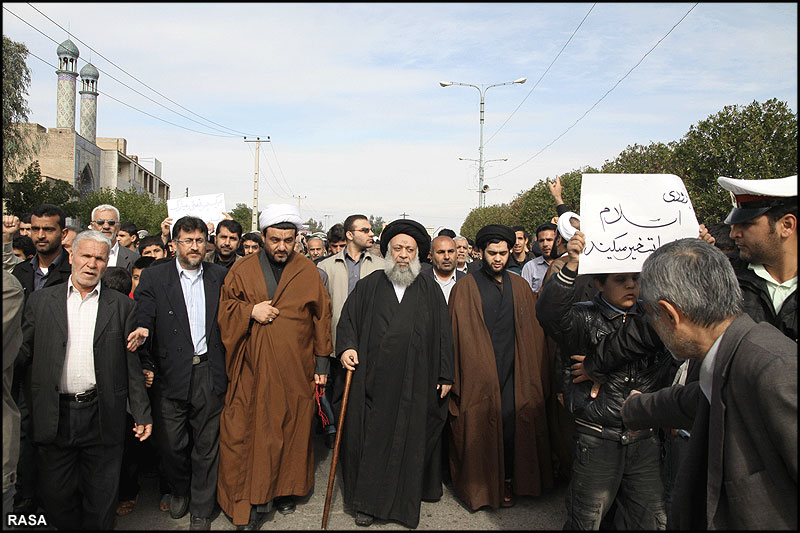 فریاد مرگ برآمریکا در خوزستان طنین انداز شد