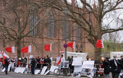 جرمن شہريوں نے بحريني عوام کے قتل عام کي مذمت کي