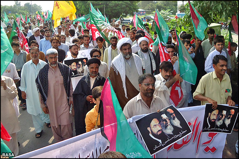 پاکستان ميں بيت المقدس پرصہيوني قبضہ کے خلاف احتجاجي ريلياں نکالي گئيں