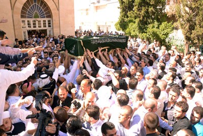 تشييع پيکر ساريه حسون، فرزند مفتي اعظم سوريه
