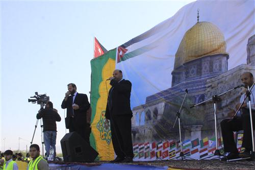 راهپيمايي اردني ها در حمايت از بيت المقدس