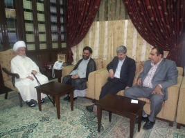 ديدار رايزن فرهنگي ايران در لبنان با آيت الله نابلسي