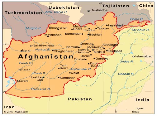 افغانستان کو ٹکروں ميں تقسيم کرنے کي امريکي اور برطانوي منصوبہ بندي