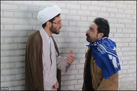 حضور معاون تبليغ حوزه هاي علميه در ورزشگاه آزادي