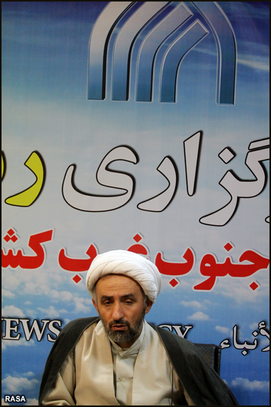 حجت الاسلام مالکي، رييس مرکز خدمات حوزه علميه خوزستان