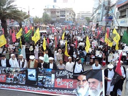 شیعہ علماء کونسل نے پاکستان کے مختلف شھروں میں قدس ریلیوں کا انعقاد کیا