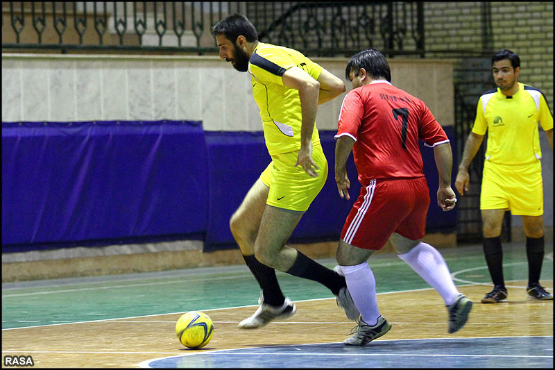 مسابقات فوتسال جام رسانه در قم