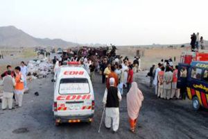 بلوچستان زائرين بس دھماکہ 