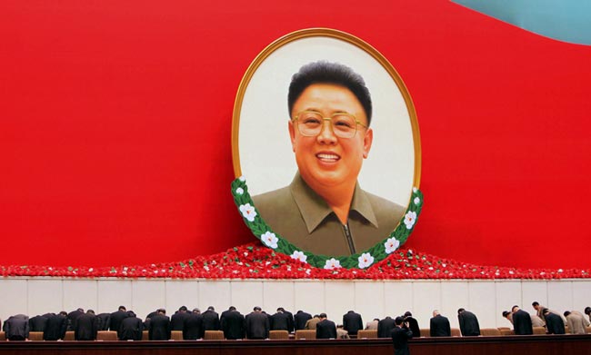 مراسم سالگرد مرگ رهبر کره شمالي