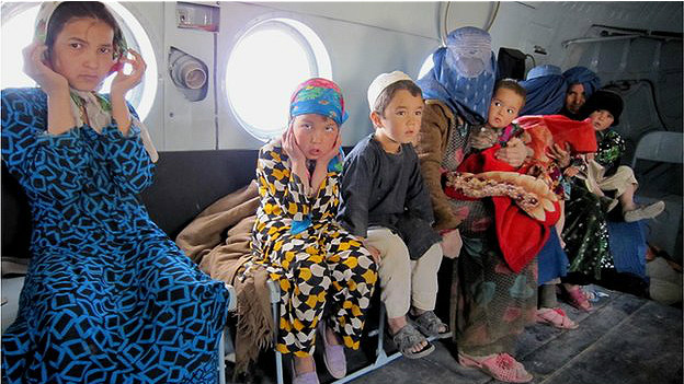 امدادرساني به سيل زدگان افغانستان