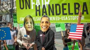اعتراض آلماني ها به موافقت نامه تجارت آزاد ميان اتحاديه اروپا و آمريکا