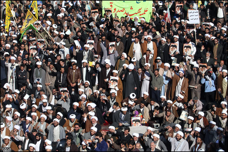 تجمع بزرگداشت حماسه ۹ دی در ارومیه برگزار شد