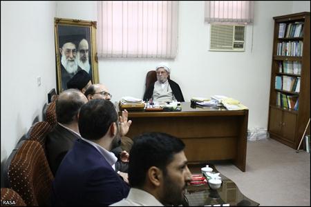 ديدار حجت الاسلام سيد عمار حکيم با مراجع و علما در قم