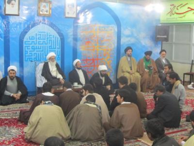 مراسم عمامه گذاري در مدرسه علميه امام مهدي موعود