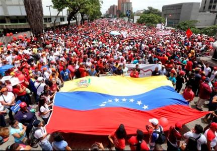 تظاهرات ضد آمريکايي مردم ونزوئلا