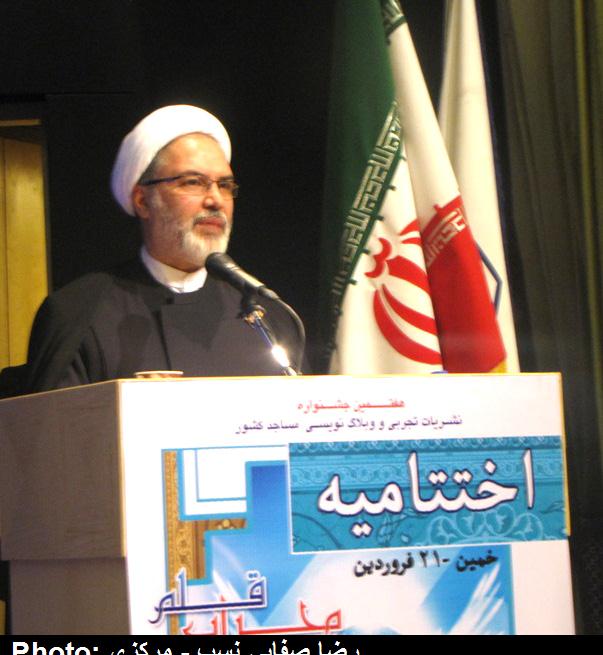حجت الاسلام والمسلمين  ارباب سليماني، دبير ستاد عالي کانون هاي فرهنگي هنري مساجد کشور 