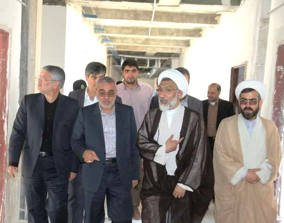 بازديد حجت الاسلام  پورمحمدي وزير دادگستري از حوزه علميه خاتم الانبياء اراک 