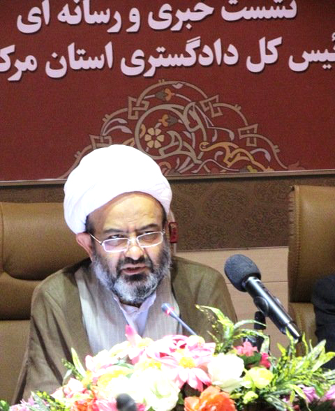 حجت الاسلام "قاسم عبدالهي" رييس کل دادگستري استان مرکزي 