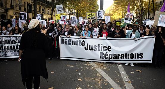 تظاهرات ضدنژادپرستي در فرانسه