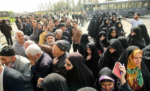 حضور گسترده مردم در پاي صندوق هاي راي/ تهران