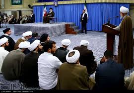دیدار رهبری با طلاب