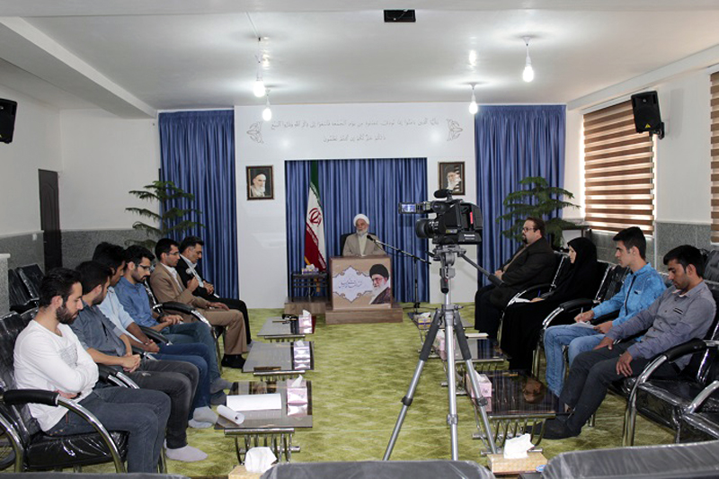 حجت الاسلام یعقوبی- دیدار با سرپرست جهاد دانشگاهی خراسان شمالی