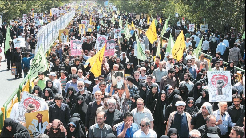 ایران میں عالمی یوم القدس کی ریلیاں 