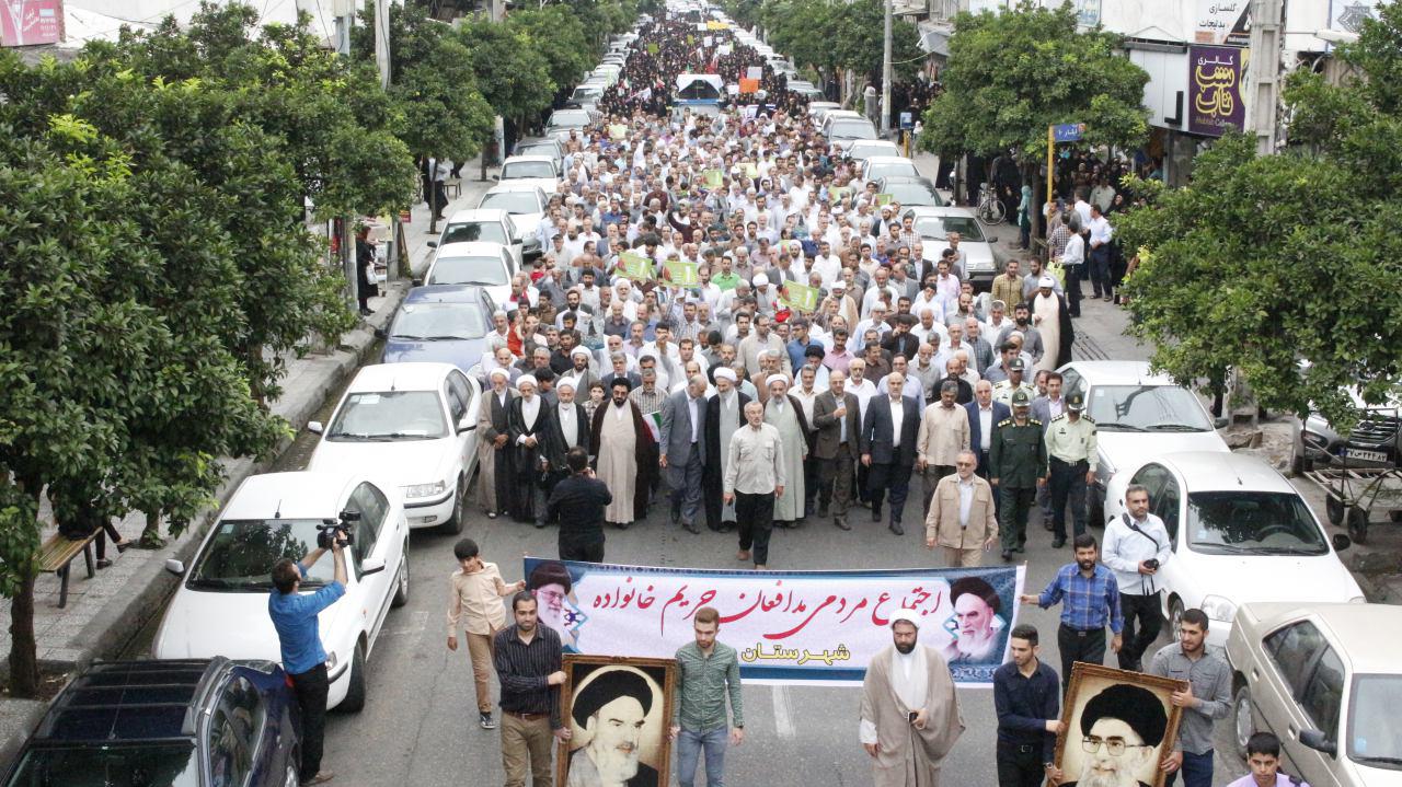 راهپیمایی عفاف و حجاب بابل