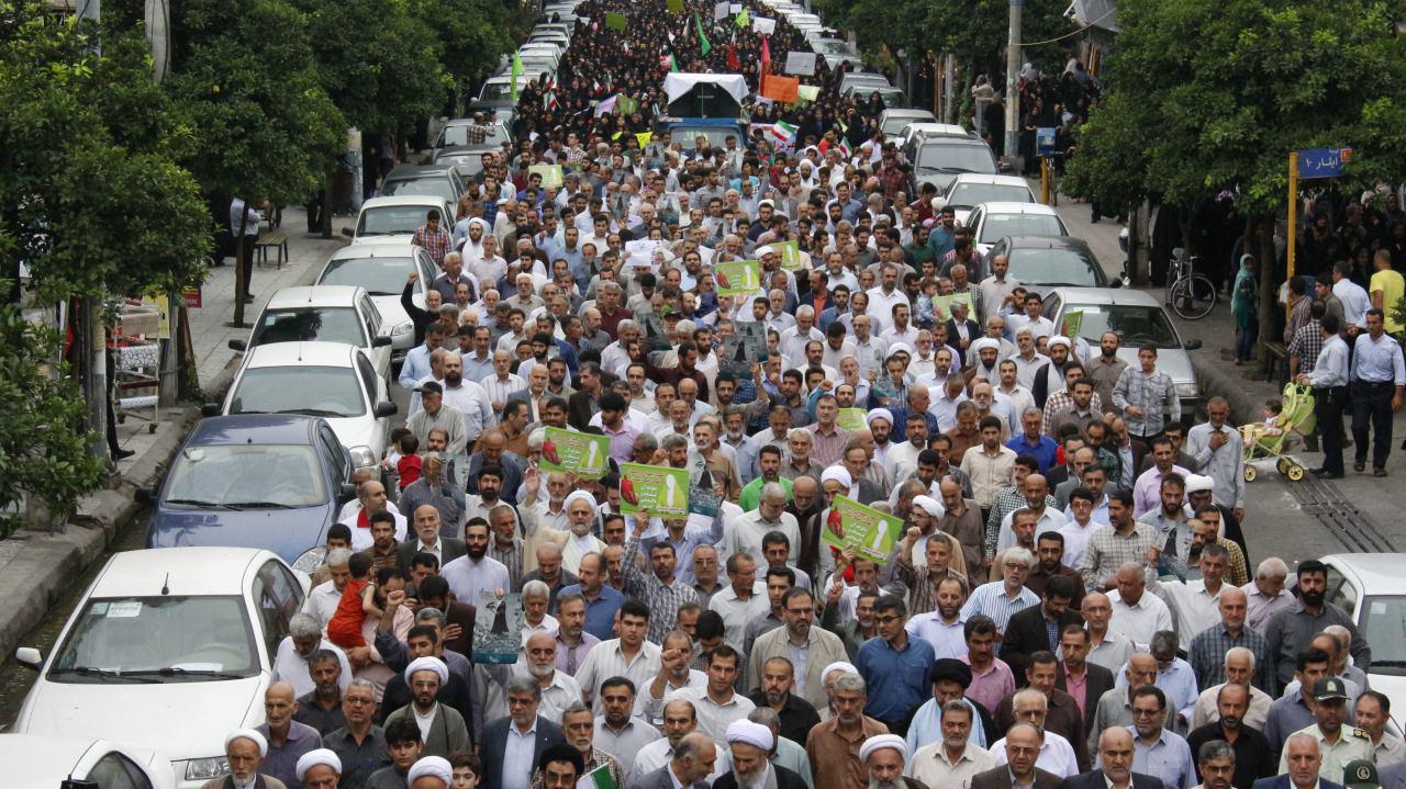 راهپیمایی عفاف و حجاب بابل