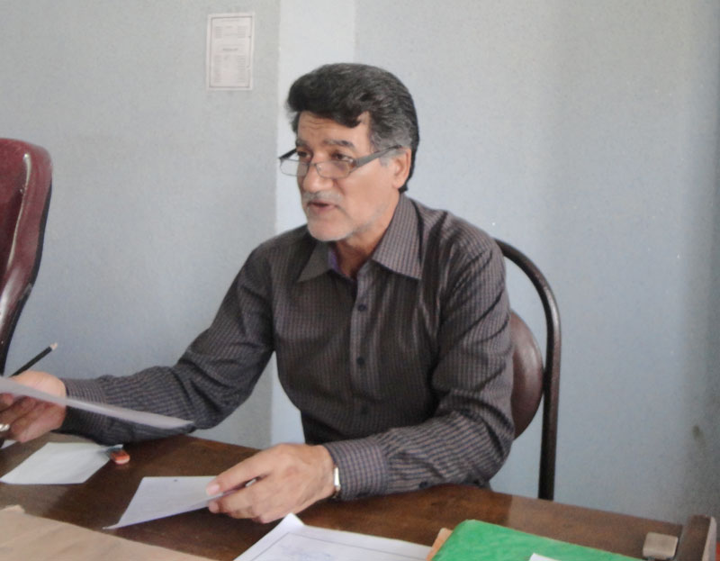 حسين ابوالحسن زاده رئيس شوراي هيات مذهبي شهرستان آران و بيدگل