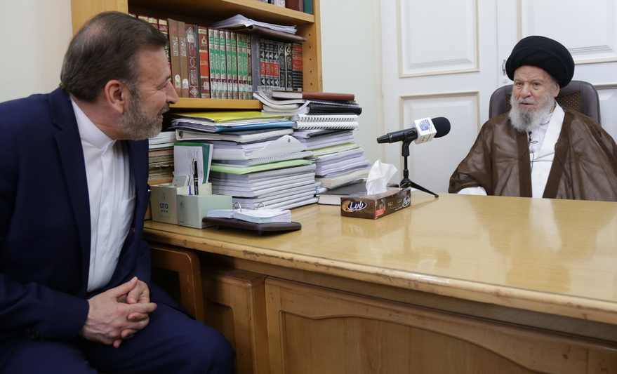 دیدار وزیر ارتباطات با آیت الله موسوی اردبیلی