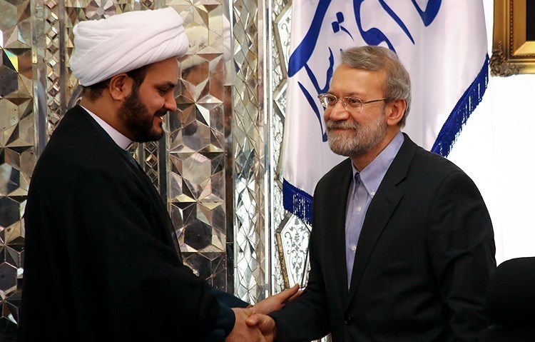 ڈاکٹر علی لاریجانی و اکرم الکعبی