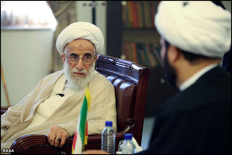 دیدار شیخ اکرم الکعبی با آیت الله جنتی
