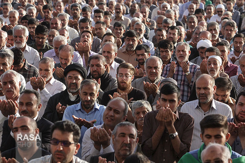 مشہد المقدس حرم امام رضا علیہ السلام میں نماز عید الاضحی