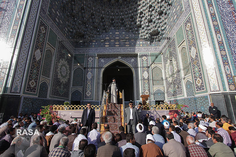 مشہد المقدس حرم امام رضا علیہ السلام میں نماز عید الاضحی