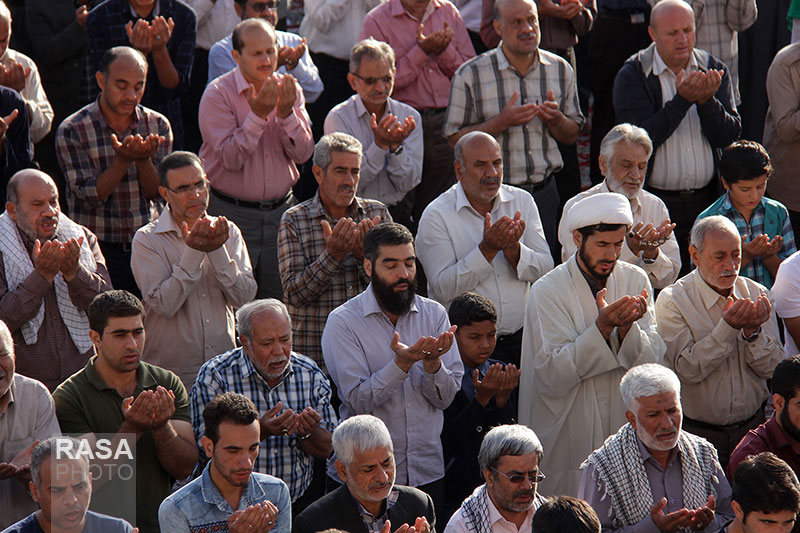 مشہد المقدس حرم امام رضا علیہ السلام میں نماز عید الاضحی