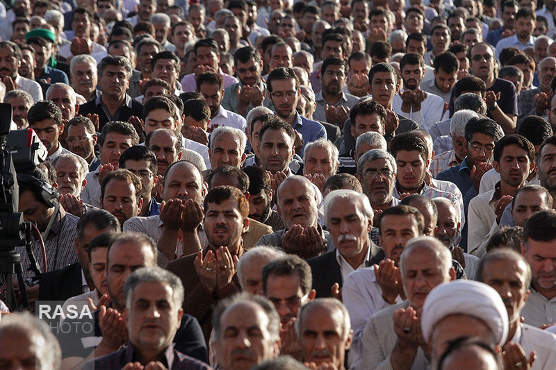 مشہد المقدس حرم امام رضا علیہ السلام میں نماز عید الاضحی