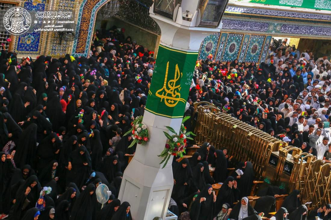 لاکھوں خواتین نے عید غدیر کے روز حرم امیر المومنین (ع) کی زیارت کی