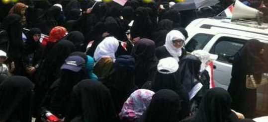 سعودی اتحاد کے خلاف یمنی خواتین کا 