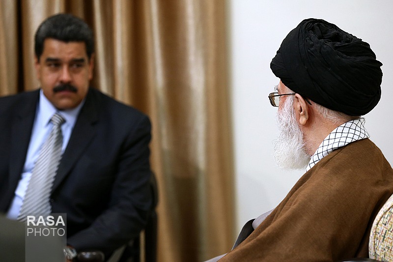 ونزوئیلا کے صدر نے قائد انقلاب اسلامی سے ملاقات کی
