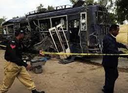 زائرین پاکستان کی بس کا ٹرک کے ساتھ تصادم