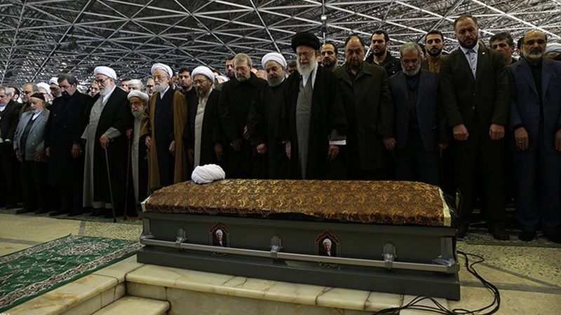 آیت اللہ ہاشمی رفسنجانی کی نماز جنازہ