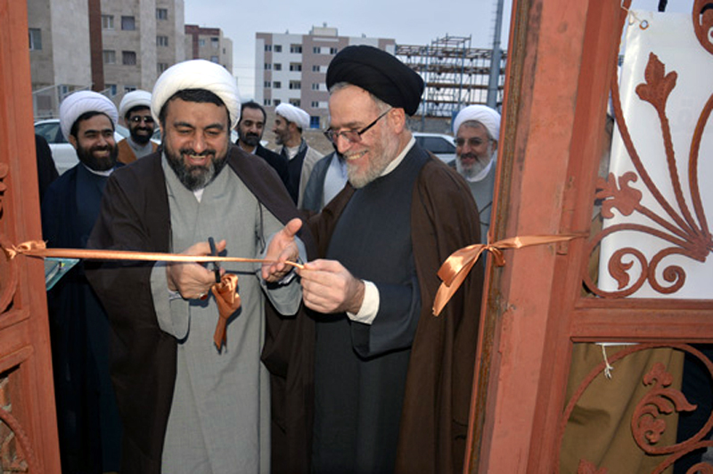 افتتاح پروژه ساختمانی طلاب و روحانیان