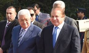 پاکستان کے وزیراعظم اور فلسطینی صدر کے ساتھ ملاقات